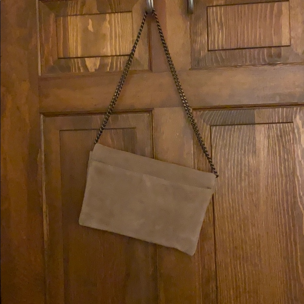 J. Crew Tan Suede Clutch - Picture 6 of 6